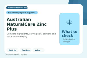 Australian NaturalCare Zinc Plus