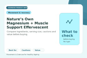 Nature’s Own Magnesium + Muscle Support Effervescent