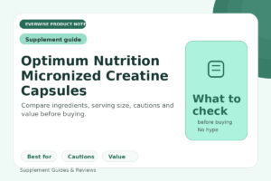 Optimum Nutrition Micronized Creatine Capsules